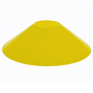 Конус фишка разметочный KRF-5 размер h-5 см желтый пластиковый 10015681